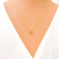 S - Diamond Letter + 18K Gold Necklace