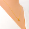 S - Diamond Letter + 18K Gold Necklace