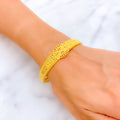Timeless Eternal Radiant 22k Gold Bangle Bracelet