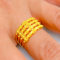 Classic Decorative 22K Gold Ring