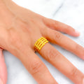 Classic Decorative 22K Gold Ring