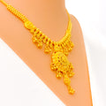 Palatial Multi-Tasseled 22k Gold Necklace Set 