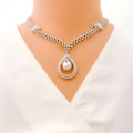 white-gold-diamond-set-with-hanging-pearl