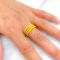Glowing Eternal 22K Gold Ring