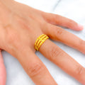 Bright Timeless 22K Gold Ring