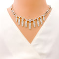 gold-chic-vine-drop-diamond-necklace-set