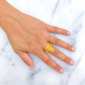 Stylish Golden Elegant 22k Gold Ring