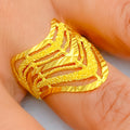 Stylish Golden Elegant 22k Gold Ring
