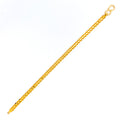 Brilliant Double Linked 22k Gold Baby Bracelet 