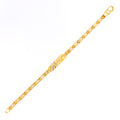 Classic Alluring Plate 22k Gold Baby Bracelet 
