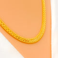 Medium Flat 22k Gold Bead Chain 
