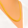 Medium Flat 22k Gold Bead Chain 