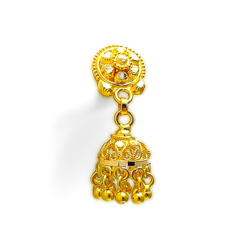 beautiful-flower-adorned-22k-gold-jhumki-earrings-4