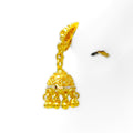 beautiful-flower-adorned-22k-gold-jhumki-earrings-4