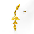 captivating-floral-heirloom-22k-gold-jhumki-earrings-6