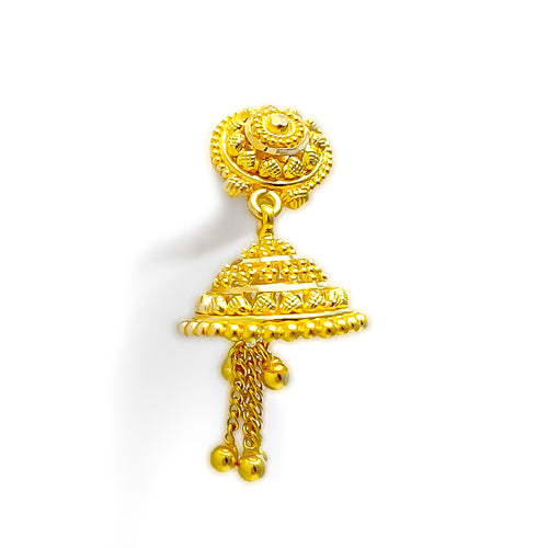 embellished-golden-beaded-22k-gold-jhumki-earrings-7