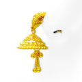 embellished-golden-beaded-22k-gold-jhumki-earrings-7
