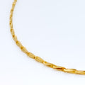 Fancy Elongated 22K Gold Captivating Chain