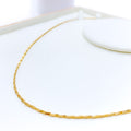 Fancy Elongated 22K Gold Captivating Chain