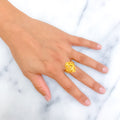 Lovely Vibrant 22K Gold Ring