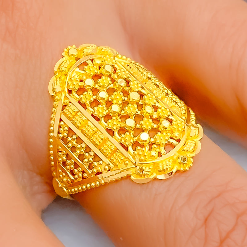 Versatile Rich 22K Gold Ring