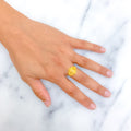 Luminous Stylish 22K Gold Ring
