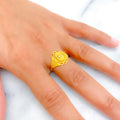 Luminous Stylish 22K Gold Ring