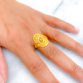 Regal Exquisite 22K Gold Ring