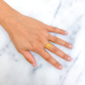 Impressive Sleek 22K Gold Ring
