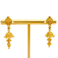 Artistic Petite Blush 22k Gold Jhumki Earrings