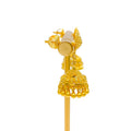 Extravagant Traditional 22k Gold Jhumki Earrings