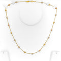 Captivating Multi Tone 22k Gold Necklace
