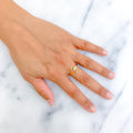 Delightful Stylish 21k Gold Ring
