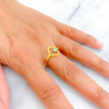 Delightful Stylish 21k Gold Ring