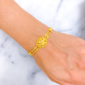 luxurious-beaded-flower-22k-gold-bracelet-2