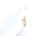 Attractive Multi-Tone 22K Gold Bali Earrings 
