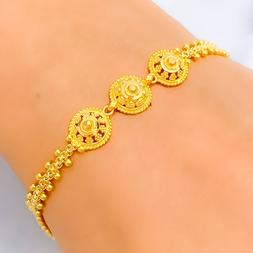 classic-triple-dome-22k-gold-bracelet-3