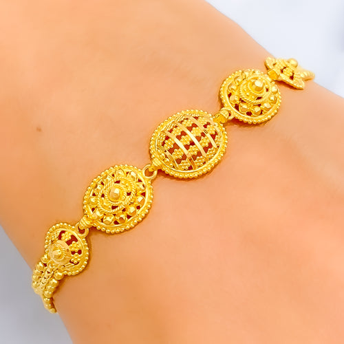 ethereal-netted-oval-22k-gold-bracelet-7