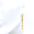 Extravagant Double Chandelier 22K Gold Bali Earrings 