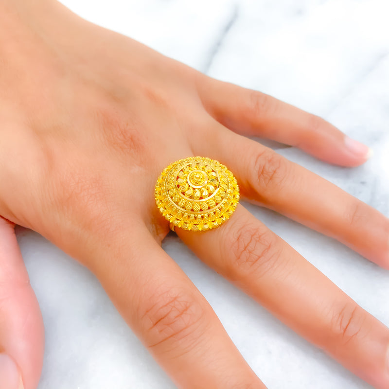 polished-fashionable-22k-gold-statement-ring
