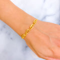 Delightful Trendy 22K Gold Bracelet 