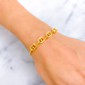 Delightful Trendy 22K Gold Bracelet 
