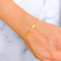 Dazzling Stylish 22K Gold Bracelet 