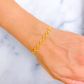 Radiant Alluring 22K Gold Bracelet 