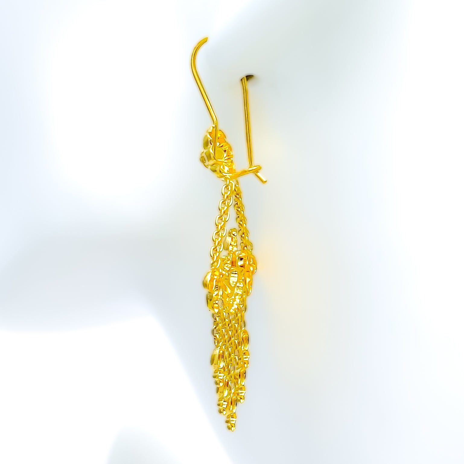 22K Gold Hoop Earrings ✨ #kundanjewelers #kundanjewelersny #bridaljewe... |  TikTok