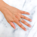 Elevated 18K Gold + Diamond Setting