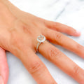 Elevated 18K Gold + Diamond Setting