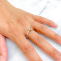 Classic 18K Gold + Stone/ Diamond Setting
