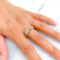 Lavish Twinkling Platinum + Diamond Setting