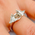 Bold Graceful Platinum + Diamond Setting